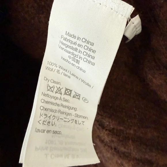 J.Crew Brushed Wool Crewneck Sweater Hairy Shetland Heather in Brown - Picture 4 of 7